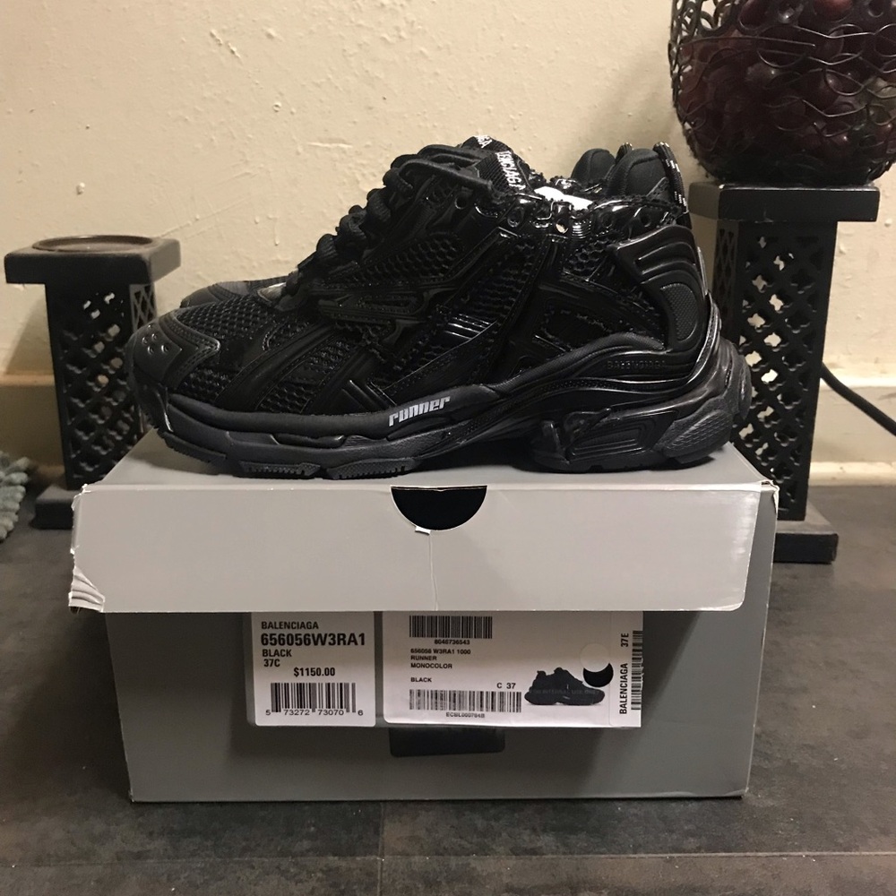 Balenciaga Black Athletic Shoes - Picture 10 of 13